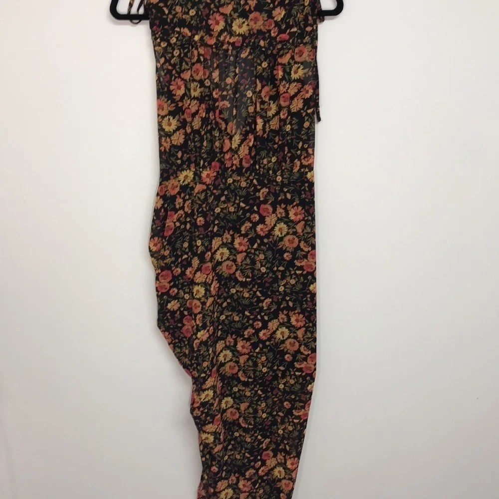 Dress Forum Los Angeles Born to Run Floral Ruched‎ Midi Dress Small NWT - Picture 6 of 9